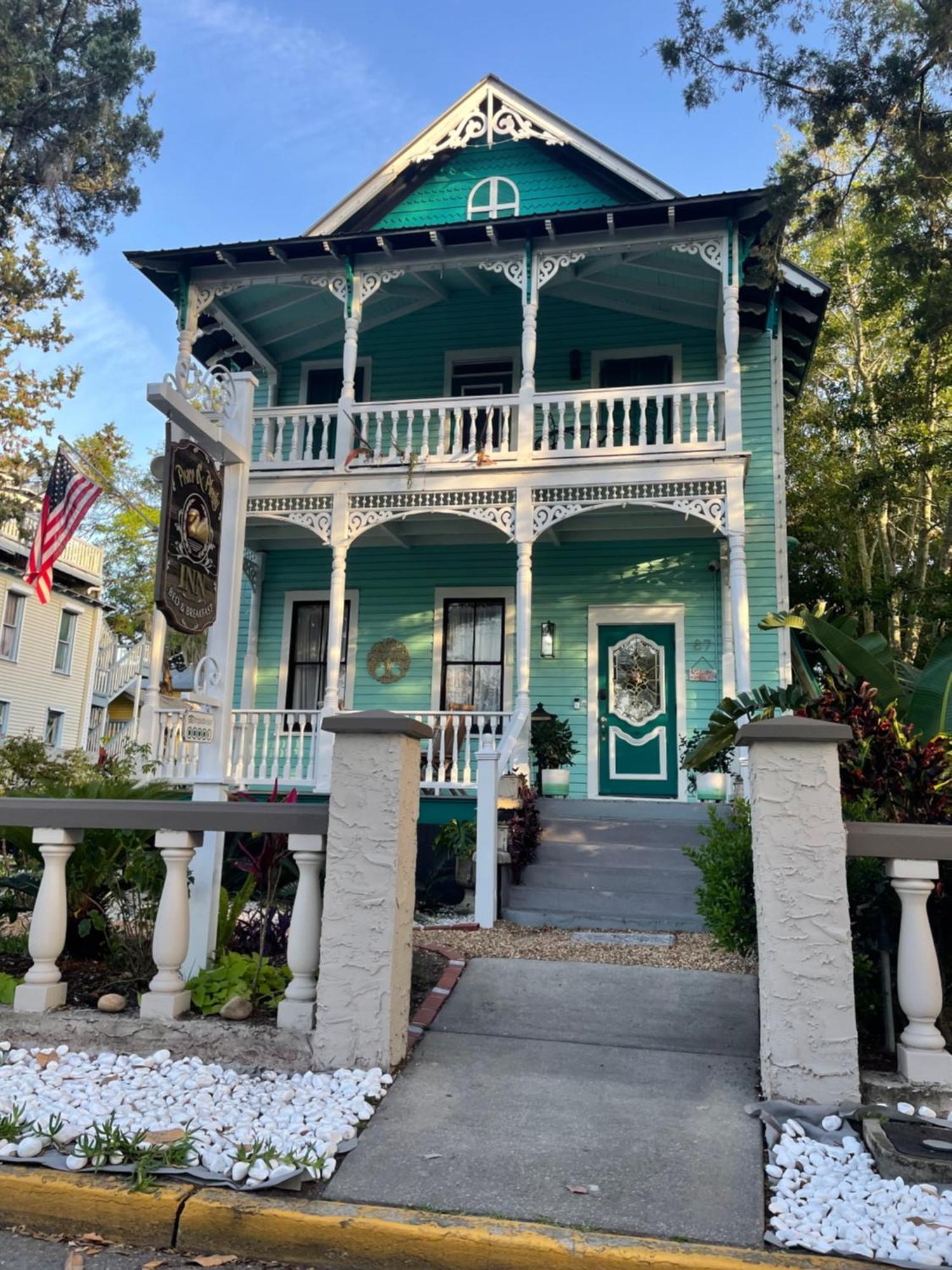 Peace & Plenty Inn Bed And Breakfast Downtown St Augustine-Adults Only Сент-Огастин Экстерьер фото